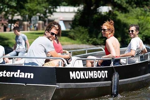 Amsterdam Canal Bådudlejning - sejl dig selv uden licens