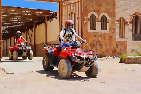 Hurghada : 3 Stunden Wüstensafari Quad Bike Abenteuer