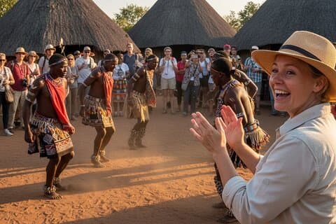 Lesedi Cultural Village Tour mit Mittagessen ab Johannesburg