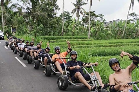 Ubud djungel varukorg äventyr + vulkanvy Tour.