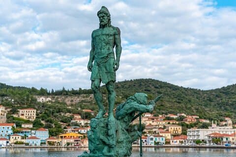 Ithaca Island Guided Bus Tour from Kefalonia