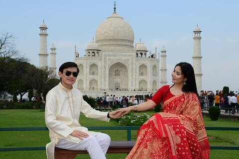 Privat Taj Mahal Soluppgångstur från Delhi med Agra Fort Baby Taj