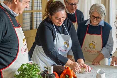 Authentic Focaccia and Erbazzone Cooking Class near Reggio Emilia