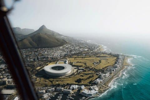 Cidade do Cabo e Costa Tour em helicóptero