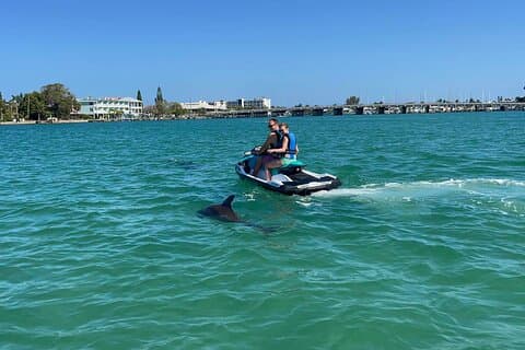 St. Pete 2-Hour Guided Jet Ski Adventure | Dolphins, Islands