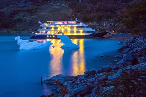 Luksus overnattings cruise blant Patagonias isbreer fra El Calafate