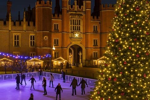 Festlig resa till Hampton Court Palace