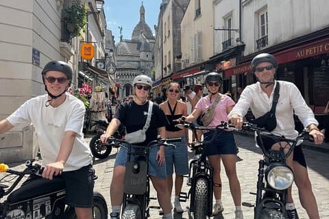 Tour semi-privato in bicicletta elettrica del quartiere di Montmartre