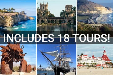 San Diego 18 Audio Tours Bundle and Explore at Your Own Pace