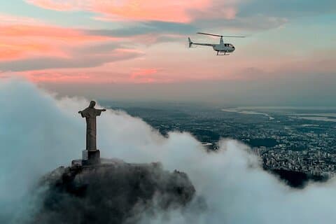 Tour en helicóptero privado : Monumentos de Río de Janeiro