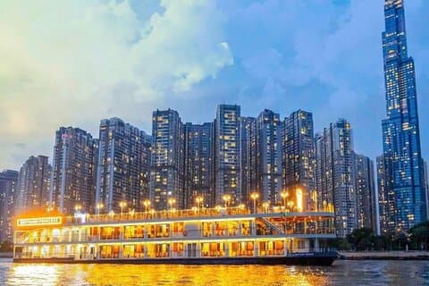Crucero con cena por el río Saigón - Menú refinado - PREMIUM