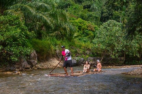 Khao Lak Heldags Bamboo Rafting Tour med lunch från Phuket