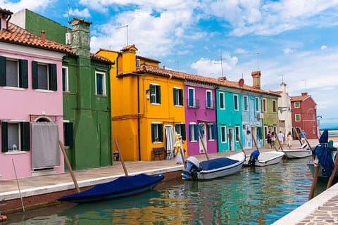 Burano Special Colors and Tradition with Onboard Guide and Glassware