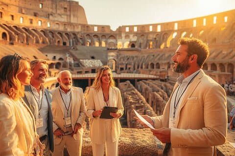 Colosseum Arena Floor og Ancient Rome Tour med private alternativer