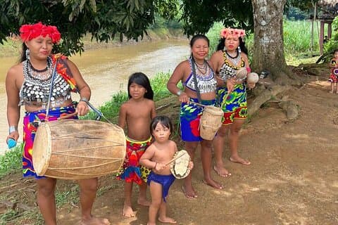 k Authentic Emberá Community Tour in Rio Chagres, at no extra cost