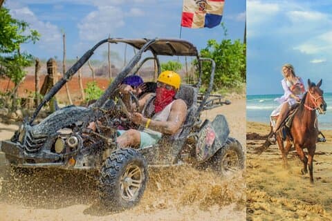 Punta Cana Buggy Adventure + Horseback Ride & Free Pick-Up