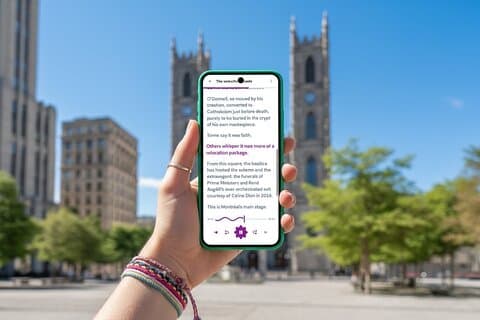 Självguidad rundvandring i Montréal med audioguide