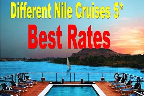 Nile Cruise 3 nætter Aswan/Luxor hver onsdag og lørdag