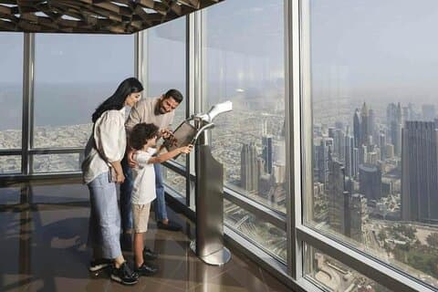 Inträdesbiljett till Burj Khalifa observationsdäck