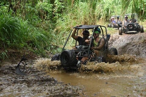Roatan Sloth Off Road Buggy Fango Avventura + Spiaggia (birre e snack)