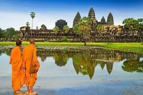 Angkor Wat solopgang eller solnedgang tur fra Siem Reap med guide
