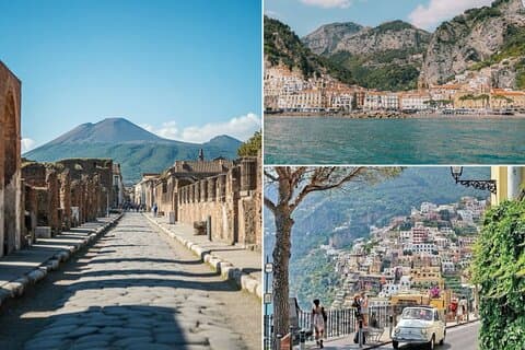 Tour privato di Pompei e della Costiera Amalfitana
