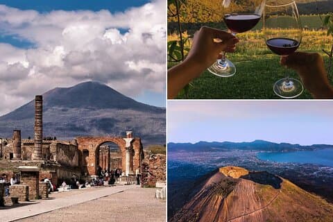 All Inclusive Pompeji, Vesuvius, vinprovning och lätt lunch