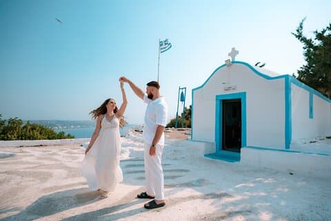 Privat Semester Fotografering med fotograf i Naxos