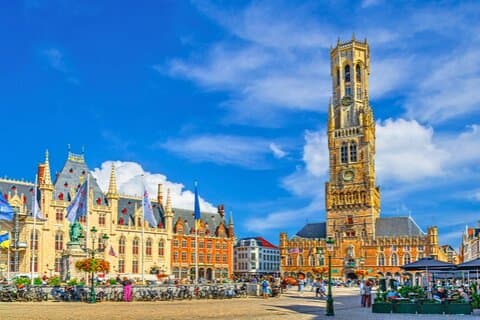 Brugge julemarked selvguidet tur med en app