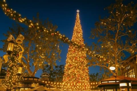 Holiday Lights Tour with LACMA Urban Light Stop