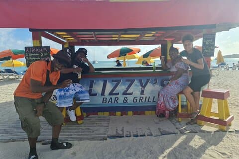 Great Bay Philipsburg Sint Maarten delad busstur