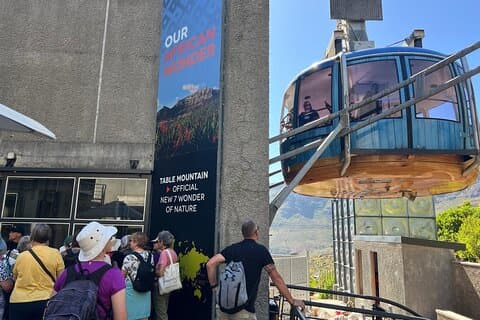 Kabelbiltur til Table Mountain og akvarium