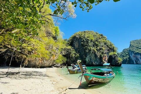 Krabi Hong Island Longtail Boat Tour : lagune & uitzichtpunt