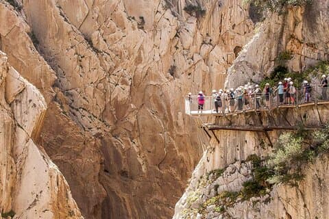 El Caminito del Rey tour vanuit Malaga met Alora dorp + Tapas