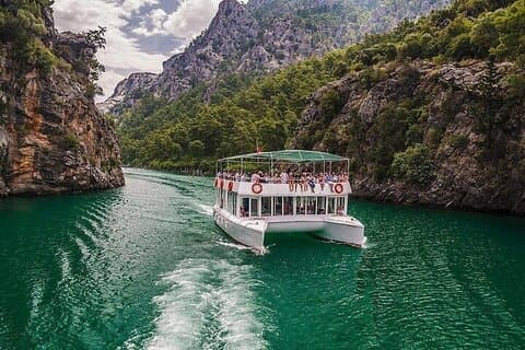 Recorrido en barco por el Cañón Verde desde Antalya – Recogida en hotel con todo incluido