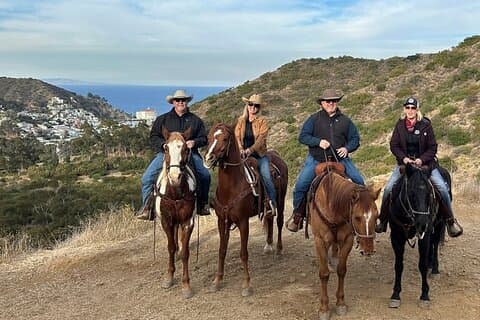 Horse Trail and Canyon Group Ride on Catalina Island