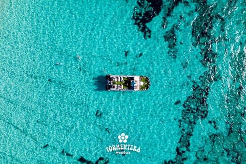 Ibiza : Excursion en bateau à Formentera avec open bar, paella et soirée au coucher du soleil