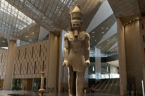 Grand museum ,Pyramids ,Sphinx, Camel ride ,lunch,inside pyramid