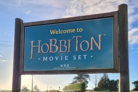 Private Hobbiton movie set & Blue springs from Auckland