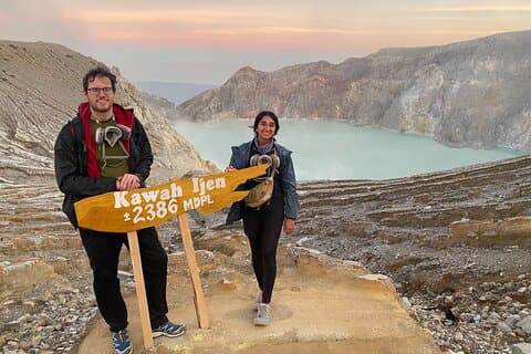 2 - Giorno : Tour del cratere Mt Bromo & Kawah Ijen da Surabaya & Malang