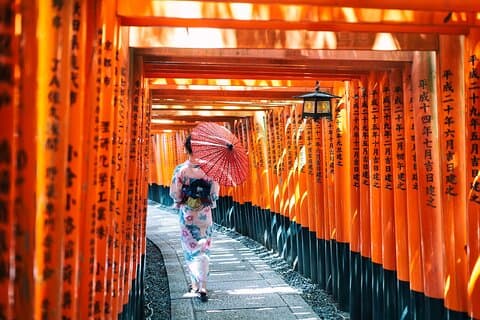 Kyoto : Visite privée de Fushimi Inari Taisha, Kiyomizu-dera et Gion