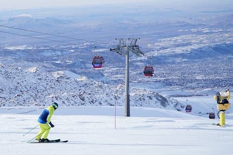 Daglig Erciyes Mountain Ski Tour fra Cappadocia