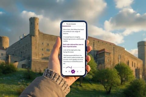 Tour a pie autoguiado de Tallin con audioguía