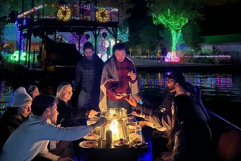 Holiday Light Cruise Plus S'mores Fire Pit Experience