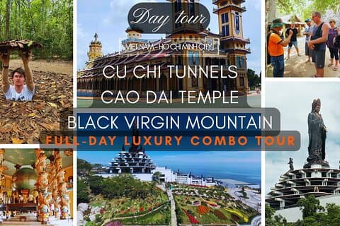 Cu Chi Tunnels - Tempio di Cao Dai e Montagna Vergine Nera Giornata intera