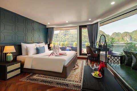 Aqua Luxury två dagars kryssning Halong och Lan Ha Bay Tour