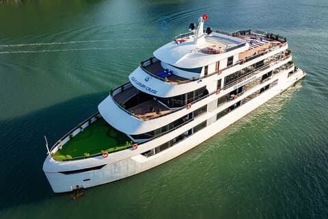 Halong Lan Ha Bay 5 - Star Aqua Luxury Cruise 2D1N au départ de Hanoï