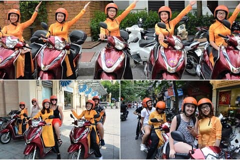 Hanoi Vespa City Tours With Female Riders