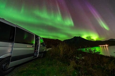 Tromso Cruise Excursion Northern Light Tour avec prise en charge