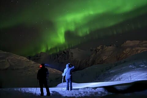Snowshoe Expedition with Local Guides in Artic Terrain
